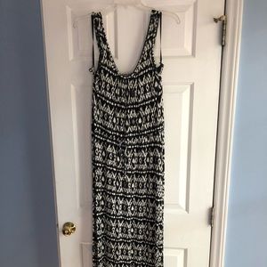 Black & White Maxi Dress